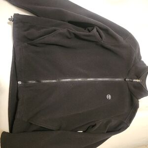 Timberland Black Zip-Up Fleece Jacket
